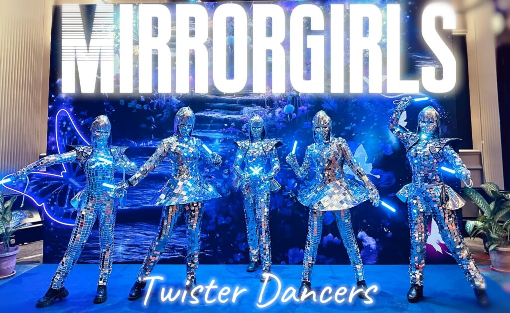 Mirror Girl performance on stage for gala dinner entertainment Malaysia